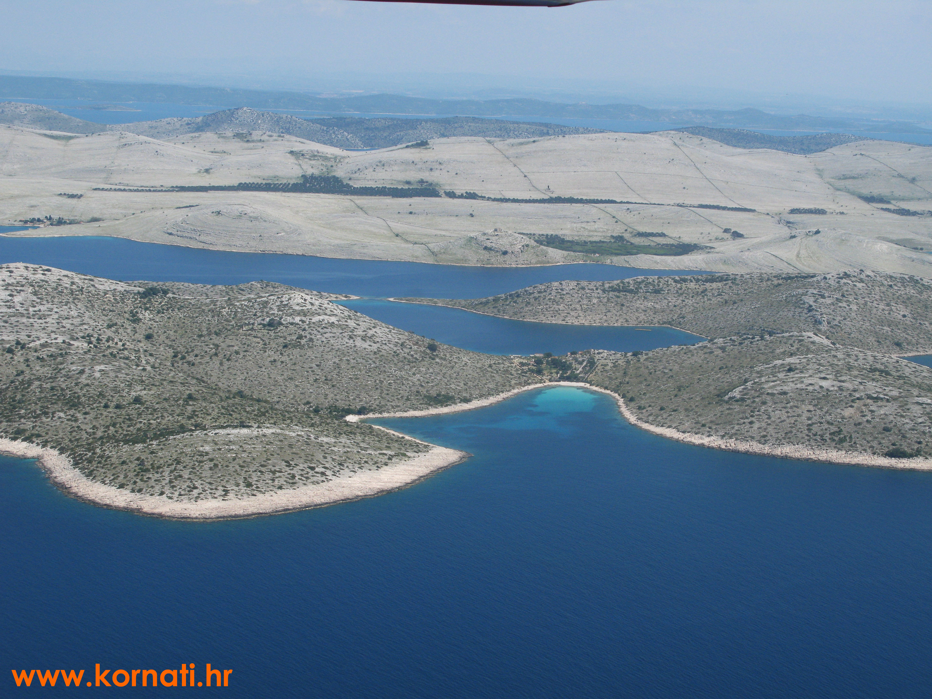 Luftaufnahme des Kornati National Park